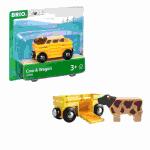 Brio World Tierwagen mit Kuh - ab 3 Jahren