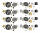 Konfetti 18 Silver&Gold 34 g, Sparkl. Celebration