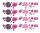 Konfetti 60 Pink 34 g Sparkling Celebration