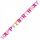 Partykette 1st Birthday p pink, 213cm, Folie