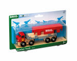 Brio World Transporter rot aus Holz - mit Magnetladung,...