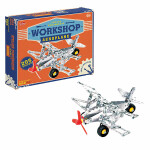 Bausatz Flugzeug 21cm mit Werkzeug - bewegliche Reifen...