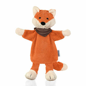 Kinderhandpuppe Fuchs 32x21x9cm - für kleine Kinderhände, aus Flauschstoff und Polycotton, - Sterntaler