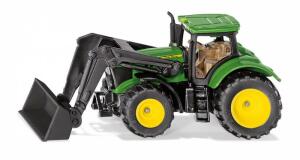 Siku John Deere Traktor mit Frontlader Blister - ab 3 Jahren, 42x93x35mm