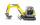 Siku Super Wacker Neuson ET65 Kettenbagger - ab 3 Jahren, 66x139x40mm