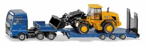 Siku Super MAN Tieflader LKW mit JCB Radlader - ab 3 Jahren, 53x198x38mm