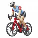 Bruder World Rennrad mit Radfahrer - geeignet für...