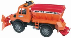 Unimog-Winterdienst m.Räumschild/Silostreuw.