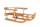 Puppenschlitten 45cm Unlackiert