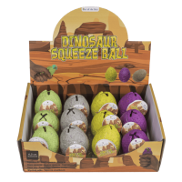 Out of the Blue Squeeze-Ei mit Dinosaurier, ca. 6,5 cm
