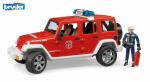 Jeep Wrangler Feuerwehr Einsatzfahrzeug mit Figur