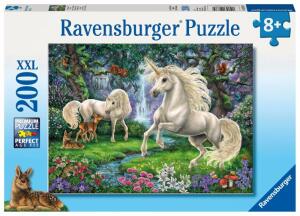 Ravensburger Puzzle XXL 200 Teile Einhörner - Geheimnissvolle Einhörner - ab 8 Jahren