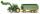 John Deere m.Frontlader und Anhänger
