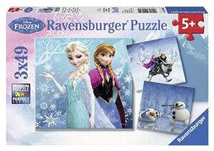 Ravensburger Puzzle 3x49 Teile Frozen - Abenteuer im Winterland - ab 5 Jahren