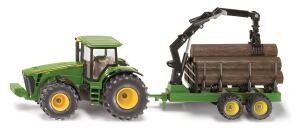 Siku SIEPER GMBH Traktor m. Forstanhänger