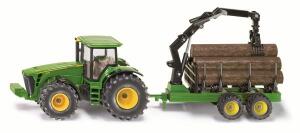 Traktor m. Forstanhänger