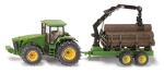 Siku SIEPER GMBH Traktor m. Forstanhänger
