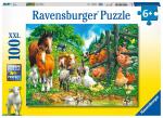 Ravensburger Puzzle XXL 100 Teile Tiere - Versammlung der...