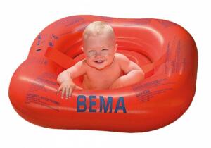 Schwimmsitz Bema 72x70cm bis 11kg,Sicherheitsgurte - Bei Benutzung des Schwimmsitzes muß das Kind - aufrecht sitzen können! - mit 4 Luftkammern, orange