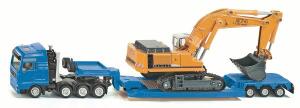 Schwertransporter mit Tiefbettaufleger