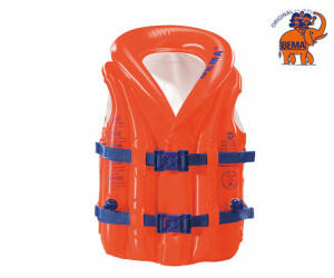 Schwimmlernhilfe Bema aufblasbar, 2-6 Jahre - orange - für Kinder von 15 bis 30kg