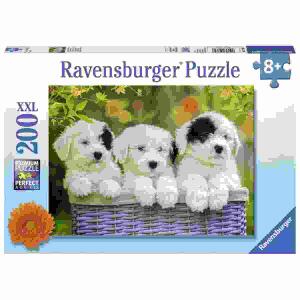 Ravensburger Puzzle XXL 200 Teile Hunde - Kuschlige Welpen - ab 8 Jahren