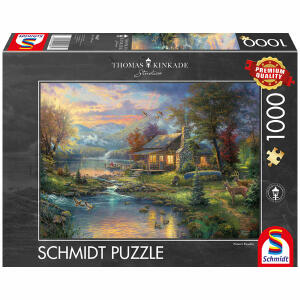 Puzzle 1000 Teile Im Naturparadies, Kinkade
