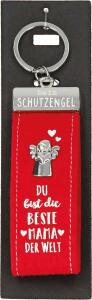 Schlüsselanhänger Filz Schutzengel Du bist die - beste Mama der Welt Glücksfilz, Depesche