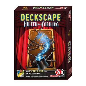 Kartenspiel Deckscape Hinter dem Vorhang EscapeRoom Spiel 1-6 Spieler