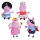 Peppa Pig Kostümfreunde Plüsch sortiert - ab 0 Monaten - Inhalt VE: je 2 x Peppa als Fee und Ballerina, - je 1 X Schorsch als Pirat und Superheld