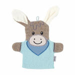 Waschhandschuh Esel Emmi 28x24x1cm - 2 in 1Waschhandschuh...