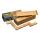 Domino Doppel 6 Holzbox 17x5x4cm - aus Bambus mit 28 Spielsteinen