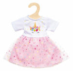 Einhornkleid Hannah 35 bis 45cm - Einhorndruck und kleine...