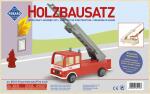 Holzbausatz Feuerwehrauto 17,5x7,5x31cm - vorgestanzte...