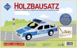 Holzbausatz Polizeiauto 18x7x7,5cm - vorgestanzte...