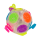 OOTB Springball Crazy Flashing Regenbogen ca. 8 cm