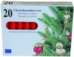Baumkerzen 20 Stück, rot ca. 13x100mm
