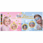 Schminkpalette 12er Kombi Eisprinzessin, Metall