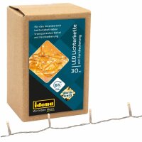 Idena LED Lichterkette 30 LED,Fernbed., 6h Timer - mit...
