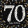 Servietten 16er 33x33cm Sparkling Celebration 70 - gold silber Amscan