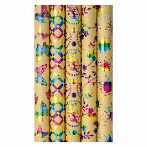 Geschenkpapierrolle Packpapier 1.5mx70cm ZÖWIE 33062 989101 Rainbow sort.