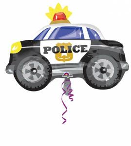 Folienballon Junior Shape 60 x 45 cm, Polizeiauto