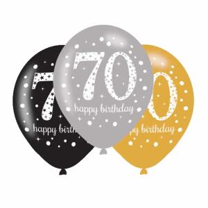 Luftballons Zahl 70