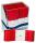 Geschenkband Strängchen rot 40mm x 3m 10 Stück
