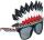 Amscan Spaß-Brille Indianer 13051589189