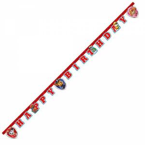 Banner Paw Patrol Happy Birthday 2m