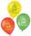 Luftballon Happy Birthday sort RIETHMÜLLER 450193 6St.