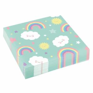 Serviette 33x33cm Amscan 192937009970