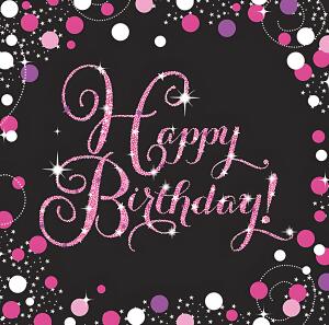Servietten Happy Birthday Spark. Celebration, 16er 13051665722