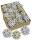 Weihn. Rosette Glitter sort. 185 40-099 D80cm